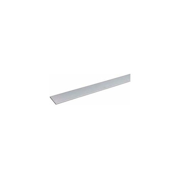 M-D Building Products M-D Aluminum Flat Bar, 72"L x 1"W x 1/8"H, Anodized Silver 61051 - main